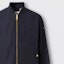 Sizing Burberry FW22 Solid Logo Collar Bomber Jacket Navy Blue Fashion. 80616501