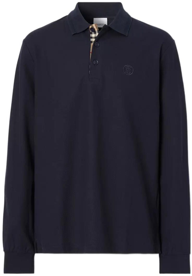 burberry-fw-22-solid-logo-embroidered-long-sleeve-polo-shirt-men-navy-blue-80602891