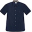 Order Burberry FW22 Solid Logo Embroidered Single-Breasted Navy Shirt. 80618621