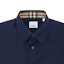 Cheap Burberry FW22 Solid Logo Embroidered Single-Breasted Navy Shirt. 80618621