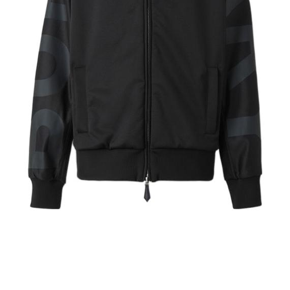 Burberry FW22 Solid Print Zip-Up Jacket  Black 80543161 圖 5