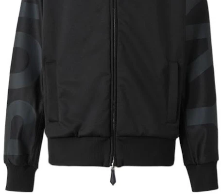 Burberry FW22 Jaket Hitam Solid Print Zip-Up 80543161 Purchase Burberry FW22 Jaket Hitam Solid Print Zip-Up 80543161