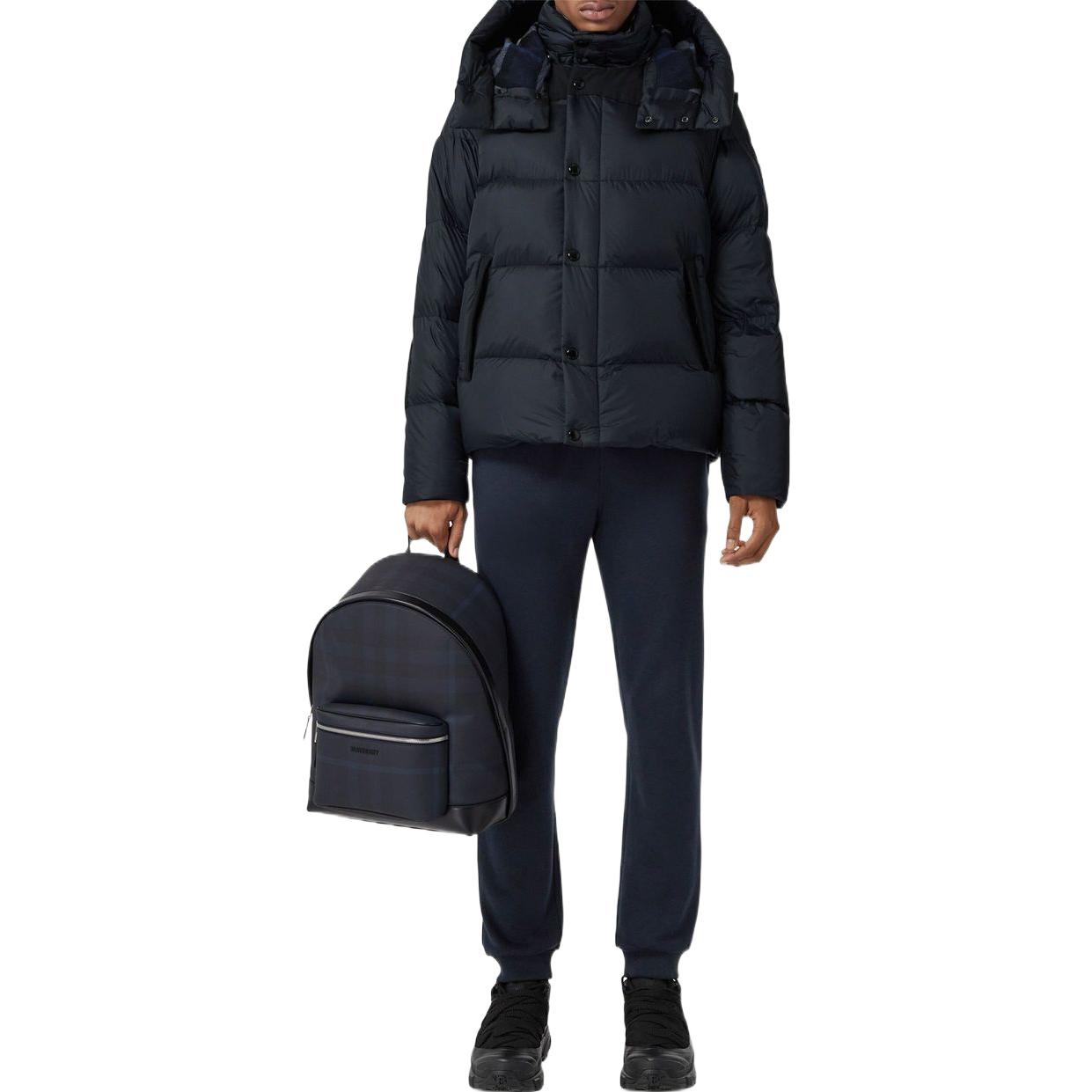 Burberry FW22 Solid Single-Breasted Long-Sleeve Jacket Navy Blue 8059140A1222 圖 3