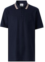 Burberry FW22 Kemeja Polo Lelaki Biru Navy Berleher Jalur Lengan Pendek. 80562221 Order Burberry FW22 Kemeja Polo Lelaki Biru Navy Berleher Jalur Lengan Pendek. 80562221