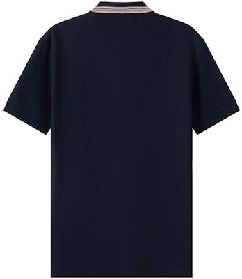 博柏利 秋冬款22 条纹领短袖POLO衫 深蓝色 男士 80562221 Lookbook 博柏利 秋冬款22 条纹领短袖POLO衫 深蓝色 男士 80562221