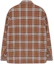 Lookbook 博柏利2022秋冬复古格纹棉混纺长袖衬衫棕色 80573721