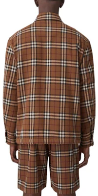 博柏利2022秋冬复古格纹棉混纺长袖衬衫棕色 80573721 Purchase 博柏利2022秋冬复古格纹棉混纺长袖衬衫棕色 80573721