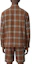Purchase 博柏利2022秋冬复古格纹棉混纺长袖衬衫棕色 80573721