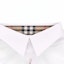 Sizing 버버리 FW22 남성용 로고 자수 화이트 반팔 셔츠. 80618641