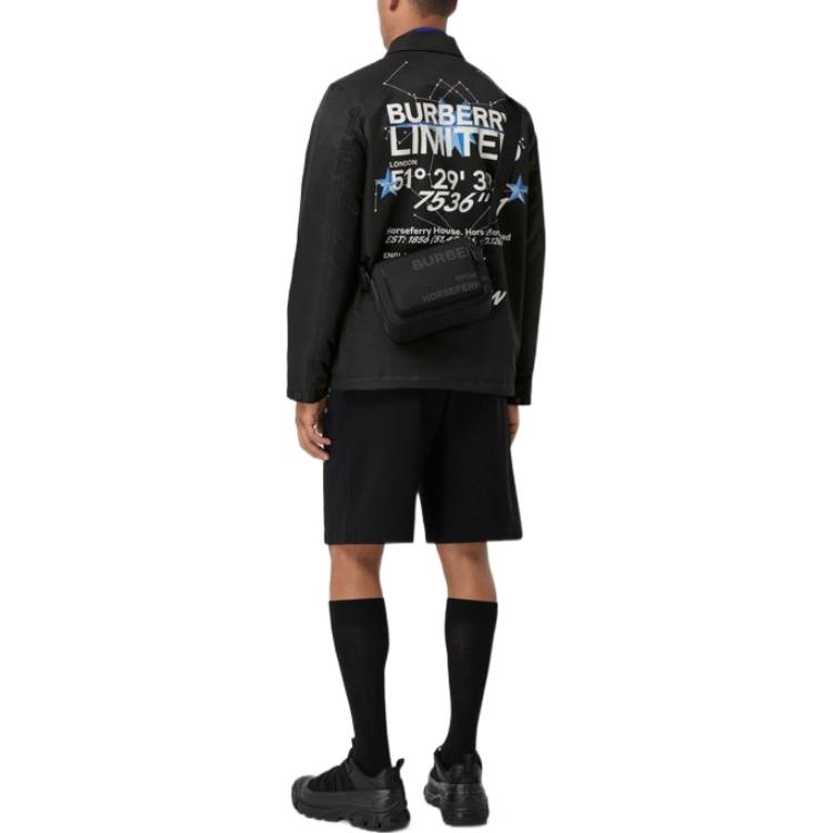 Burberry FW22 Zodiac Letter Print Long Sleeve Jacket  Black. 80579871 圖 6