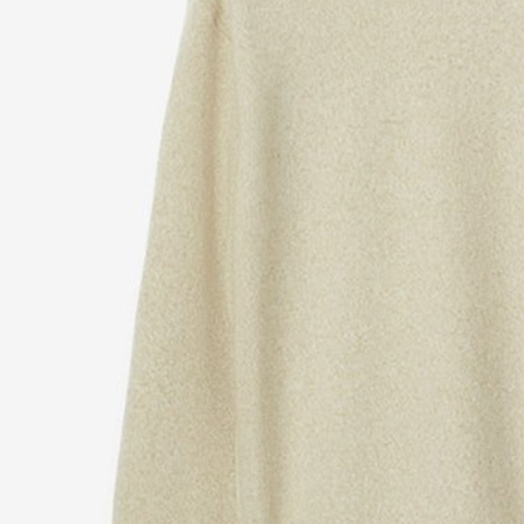 Burberry FW23  Beige Solid Color Crewneck Casual Long Sleeve Sweater 80761071 圖 5