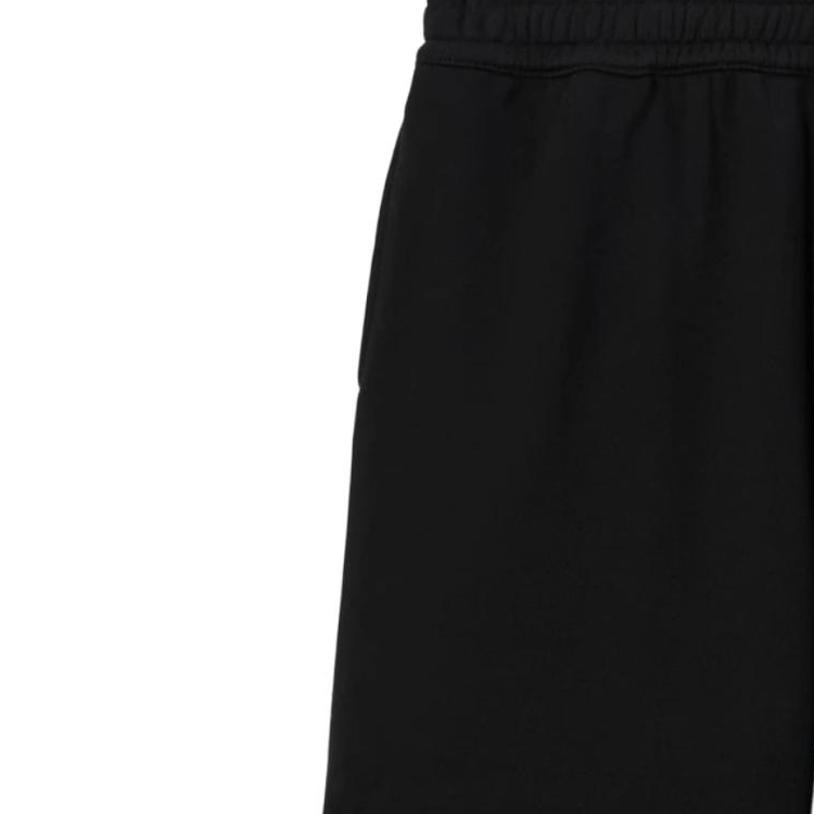 Burberry FW23  Black Casual Shorts with Embroidered Equestrian Logo. 80727481 圖 3