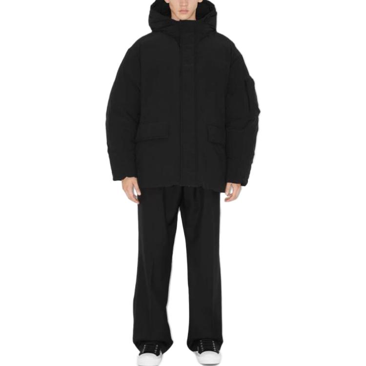 Burberry FW23  Black Hooded Zip-Up Down Jacket 80729291 圖 3