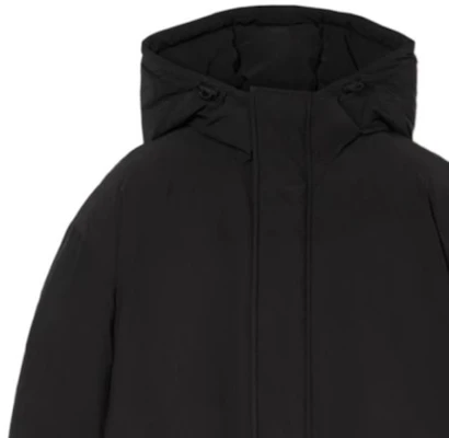 Burberry FW23 Black Hooded Zip-Up Down Jacket 80729291 Details for Burberry FW23 Black Hooded Zip-Up Down Jacket 80729291