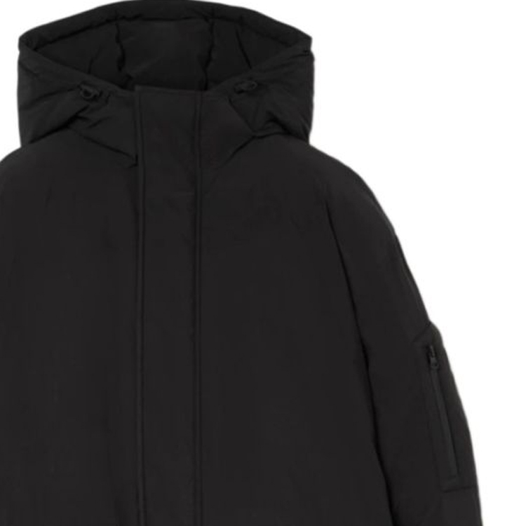 Burberry FW23  Black Hooded Zip-Up Down Jacket 80729291 圖 7