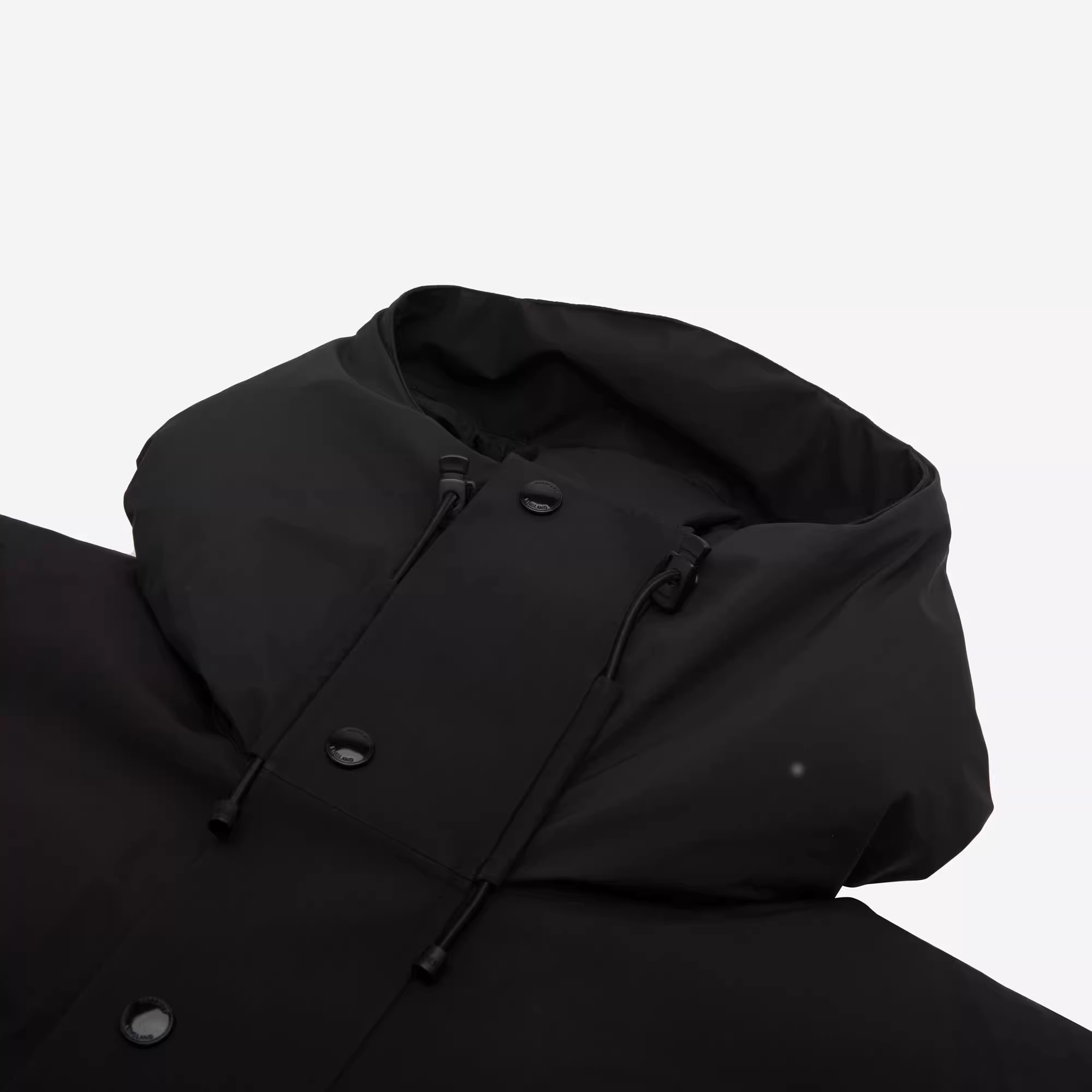 Shop Burberry FW23 黑色連帽拉鍊羽絨外套. 80439231