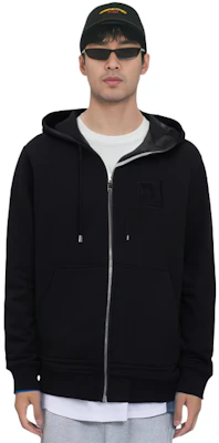 Burberry FW23 Black Hoodie with Letter Embroidery and Drawstring Zip. 80618541 Purchase Burberry FW23 Black Hoodie with Letter Embroidery and Drawstring Zip. 80618541