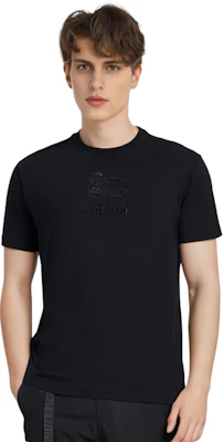 博柏利 FW23 黑色字母印花圆领短袖T恤 80727501 Shop 博柏利 FW23 黑色字母印花圆领短袖T恤 80727501