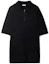 Buy Burberry FW23 Black Logo Embroidered Collared Short Sleeve Polo Shirt 80837181