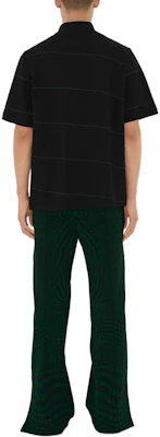 Burberry FW23 Black Logo Embroidered Collared Short Sleeve Polo Shirt 80837181 Purchase Burberry FW23 Black Logo Embroidered Collared Short Sleeve Polo Shirt 80837181