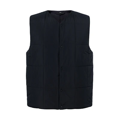 Burberry FW23 Black Quilted Single-Breasted Casual Vest. 80742751