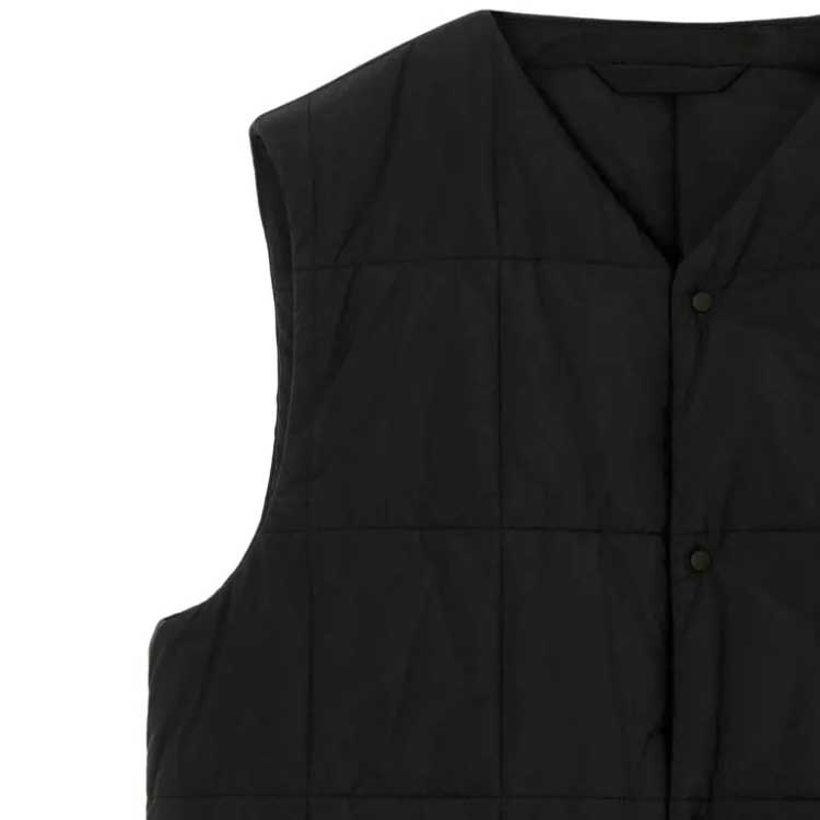 Sizing バーバリー FW23 ブラック キルティング シングルブレスト カジュアル ベスト. 80742751