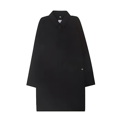 Burberry FW23 Black Single-Breasted Mid-Length Casual Coat. 80678531