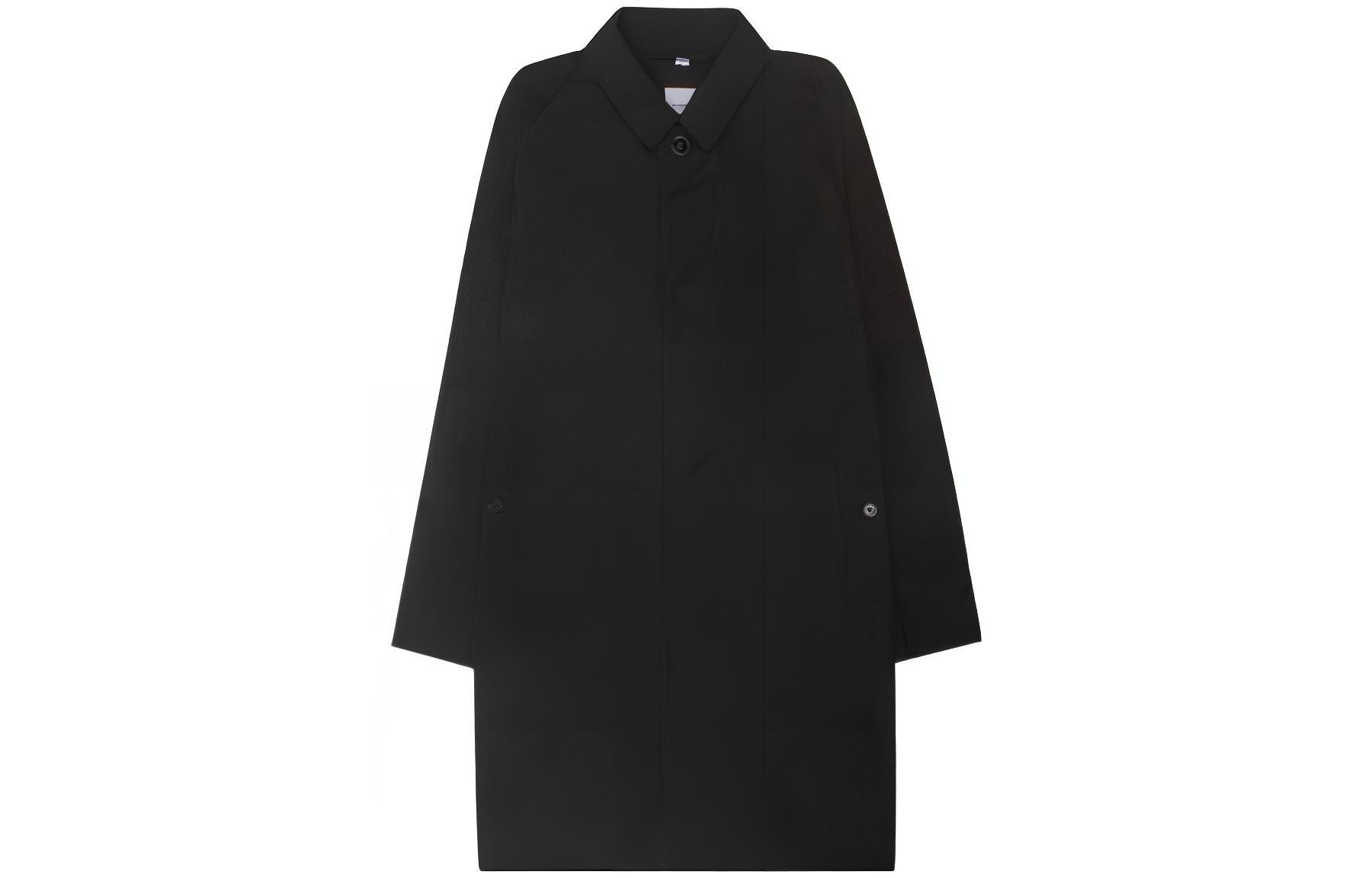 Order Burberry FW23 黑色單排扣中長款休閒外套. 80678531