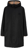 Burberry FW23 Black Solid Color Hooded Long Sleeve Zip Trench Coat. 80723621 Burberry FW23 Black Solid Color Hooded Long Sleeve Zip Trench Coat. 80723621