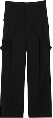 博柏利 2023秋冬款 黑色纯色中腰阔腿休闲裤 80701671 Buy 博柏利 2023秋冬款 黑色纯色中腰阔腿休闲裤 80701671