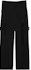 Buy 博柏利 2023秋冬款 黑色纯色中腰阔腿休闲裤 80701671