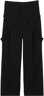 博柏利 2023秋冬款 黑色纯色中腰阔腿休闲裤 80701671 Order 博柏利 2023秋冬款 黑色纯色中腰阔腿休闲裤 80701671