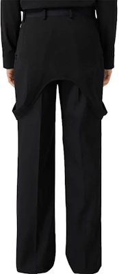 博柏利 2023秋冬款 黑色纯色中腰阔腿休闲裤 80701671 Shop 博柏利 2023秋冬款 黑色纯色中腰阔腿休闲裤 80701671