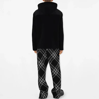 Burberry FW23 黑色素色雙排釦連帽短大衣 80835361 Purchase Burberry FW23 黑色素色雙排釦連帽短大衣 80835361