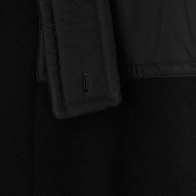 Burberry FW23 黑色素色雙排釦連帽短大衣 80835361 Sizing Burberry FW23 黑色素色雙排釦連帽短大衣 80835361
