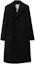 Buy Abrigo Negro Burberry FW23 Largo Medio de Botón Simple. 80771791