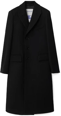 Abrigo Negro Burberry FW23 Largo Medio de Botón Simple. 80771791 Order Abrigo Negro Burberry FW23 Largo Medio de Botón Simple. 80771791