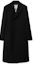Order Abrigo Negro Burberry FW23 Largo Medio de Botón Simple. 80771791
