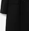 Purchase Abrigo Negro Burberry FW23 Largo Medio de Botón Simple. 80771791