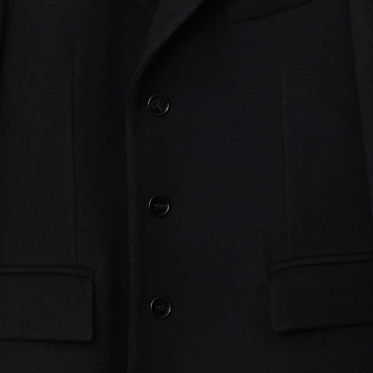 Burberry FW23  Black Solid Mid-Length Single-Breasted Coat 80771791 圖 6