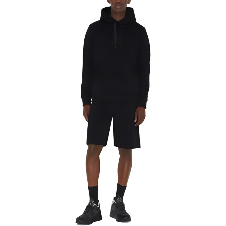 Lookbook Burberry FW23  Black Solid Pullover Drawstring Long-Sleeve Sweatshirt 80727411