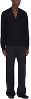 Lookbook Burberry FW23 Black Solid V-Neck Button-Up Knitted Cardigan 80721101