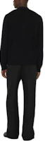 Shop Burberry FW23 Black Solid V-Neck Button-Up Knitted Cardigan 80721101