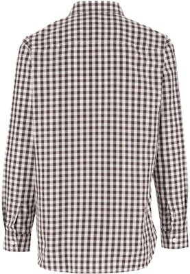 Burberry FW23 Brown Check Print Long Sleeve Casual Button-Up Shirt. 80708671 Lookbook Burberry FW23 Brown Check Print Long Sleeve Casual Button-Up Shirt. 80708671