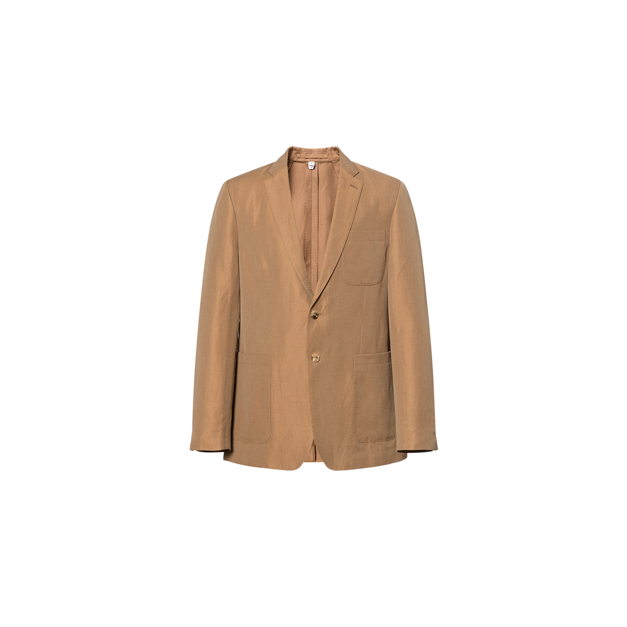 Burberry FW23  Camel Single-Breasted Casual Blazer Jacket. 80705461