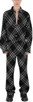 Lookbook Burberry FW23 Check Wool Knit Drawstring Sweatpants Black 80824251