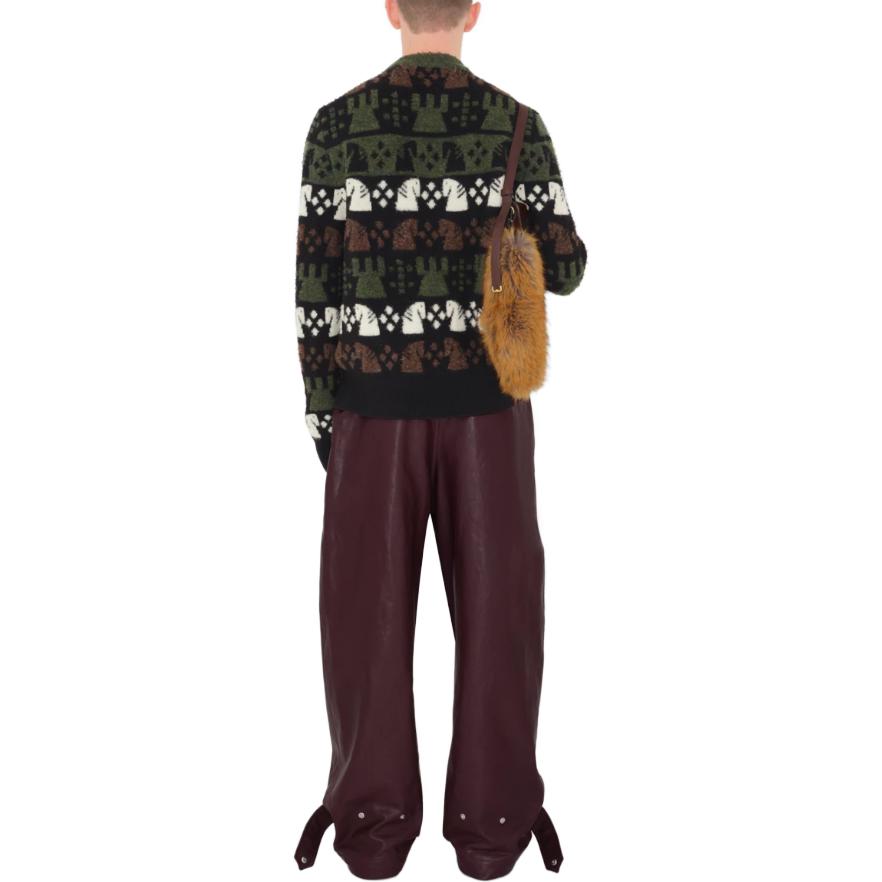 Purchase Burberry FW23 Sweater Rajut Motif Catur Multicolor. 80768931