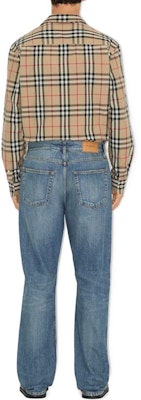 Burberry FW23 經典格紋棉質長袖襯衫 米色 80705771 Details for Burberry FW23 經典格紋棉質長袖襯衫 米色 80705771