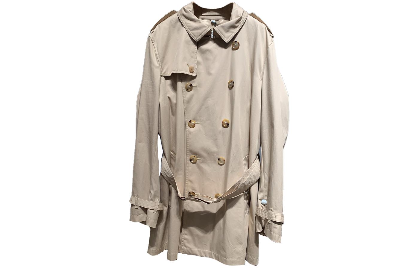 Order Burberry FW23 雙排扣米色長版風衣外套. 80731911