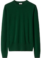 Burberry FW23 Green Solid Color Crewneck Pullover Sweater 80813831 Burberry FW23 Green Solid Color Crewneck Pullover Sweater 80813831